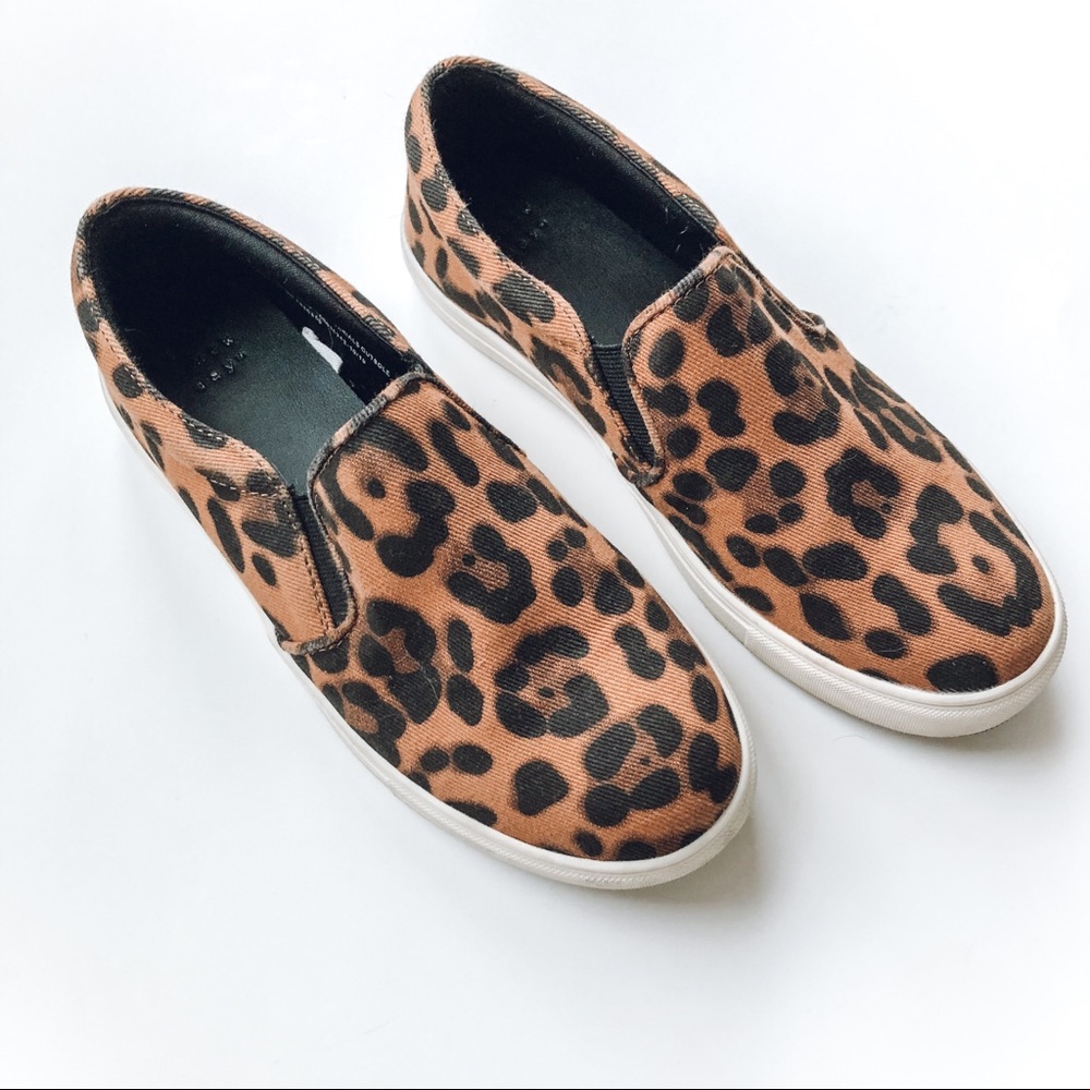 A New Day Leopard Slip On Shoes